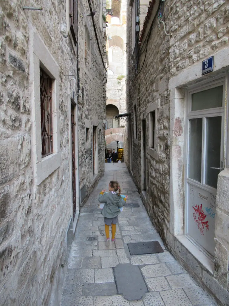 ruelles vielle ville Split à visiter